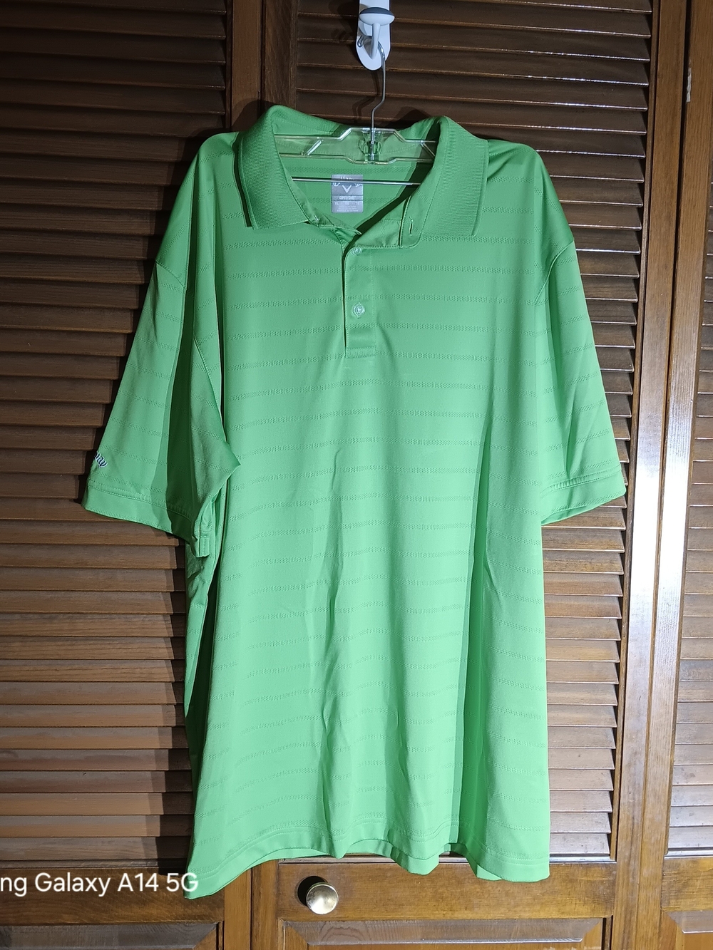Light Green Men's Performance Polo Shirt by Cutter & Buck